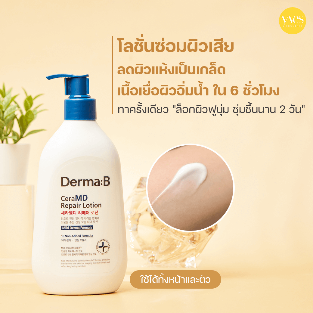 Derma:B CeraMD Repair Lotion | Yvescosmetic